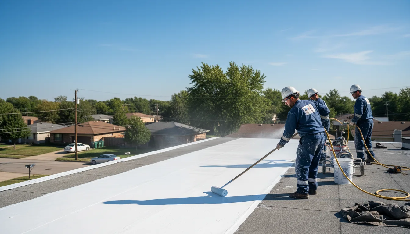 Commercial roof coating in Swengel, PA near me